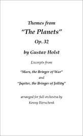 Themes From The Planets Orchestra sheet music cover